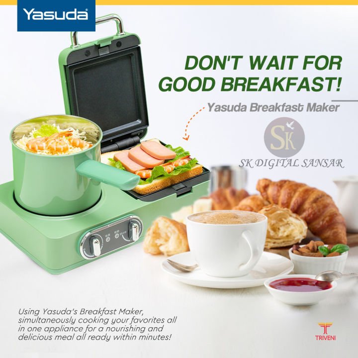 Top view of Yasuda 5-1 Quick Breakfast Maker YS-BM01