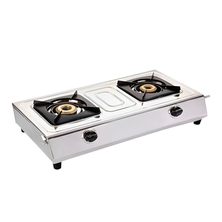 Front view of Stainless Steel Gas Stove