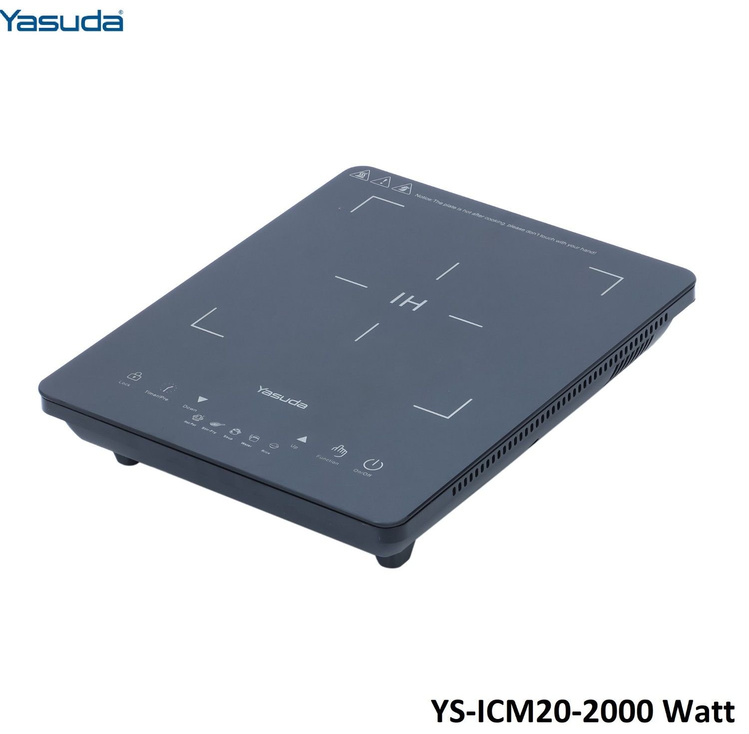 Front view of Yasuda Induction Cooker