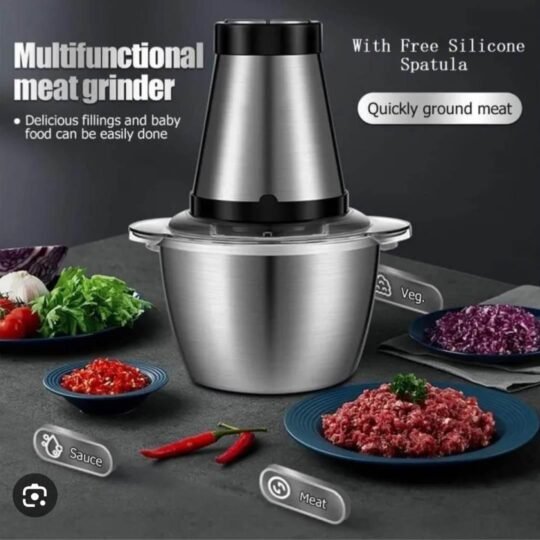 Multi Functional Electric Chopper Meat Grinder Mincer