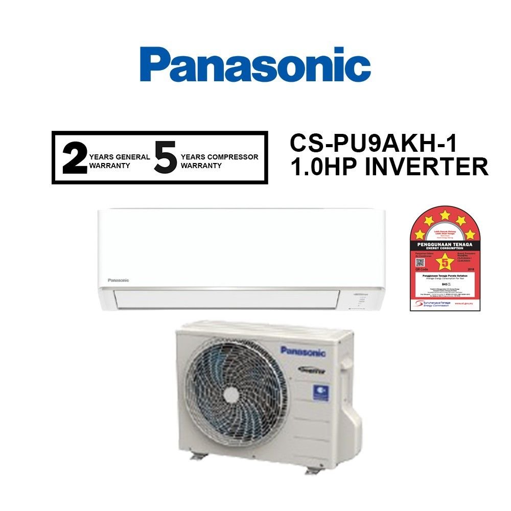 Front view of Panasonic Air Conditioner