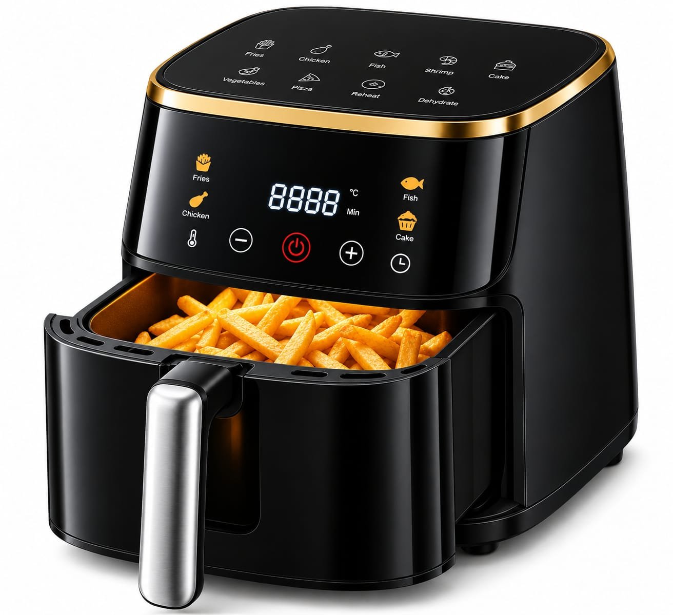 Yasuda 8 Ltr Digital Air Fryer with Display Window YS-AF801
